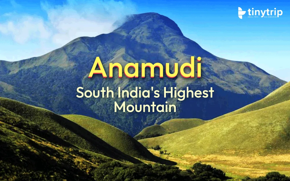 Scenic view of Anamudi Peak, Munnar
