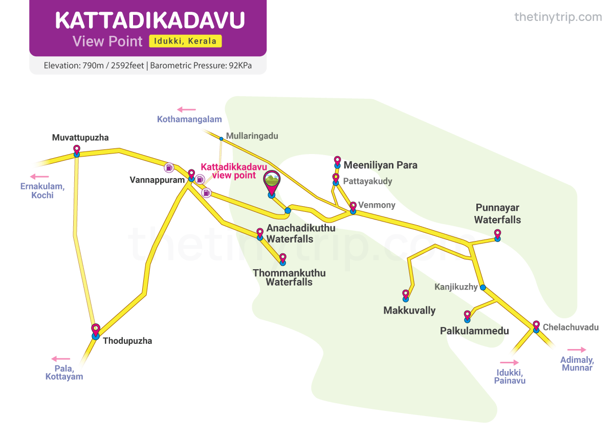 Kattadikadavu offline map